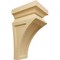 Ekena Millwork 4"W x 4 3/4"D x 8"H Small Nevio Wood Corbel, Alder CORW04X04X08NEAL - alternate 1